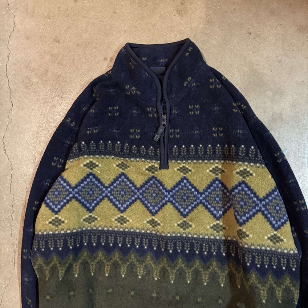 Men's Multicolor Patterned Sweater - Picture 4 of 6